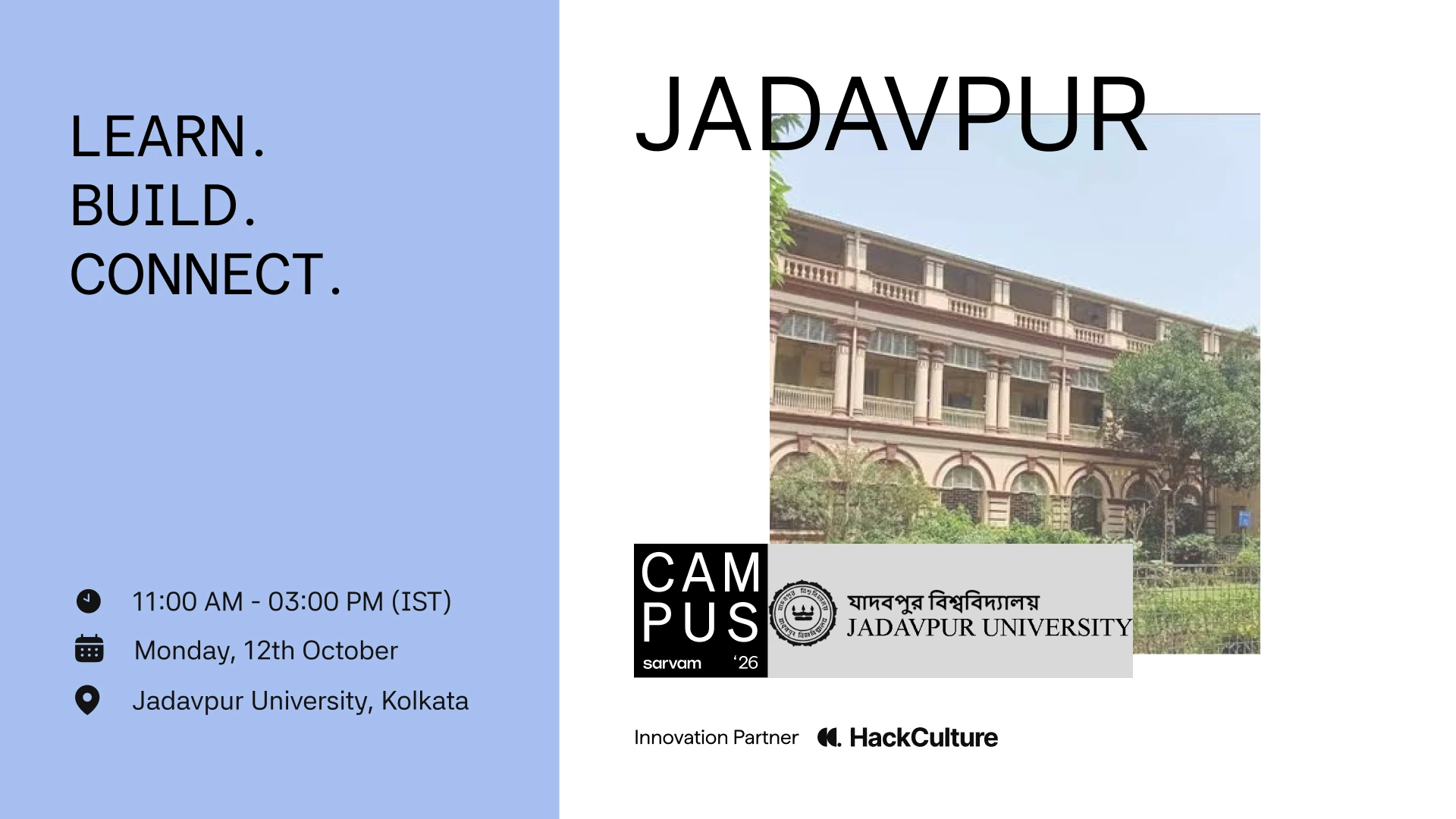 Sarvam Campus x Jadavpur University '26
