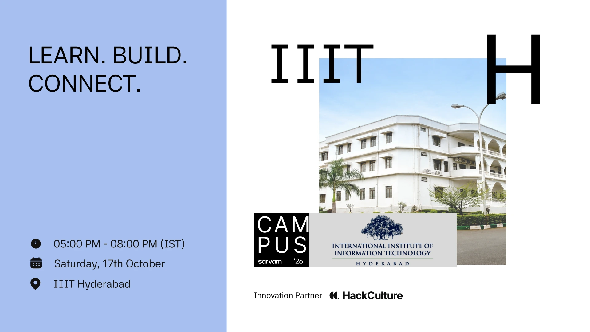 Sarvam Campus '26 x IIIT Hyderabad